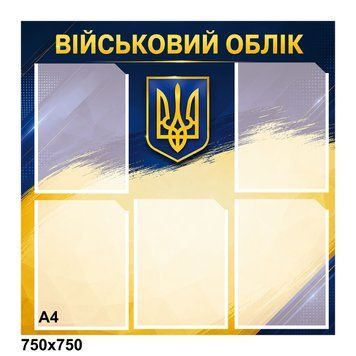 Інформаційний стенд &laquo;Військовий облік України&raquo; 500007 фото